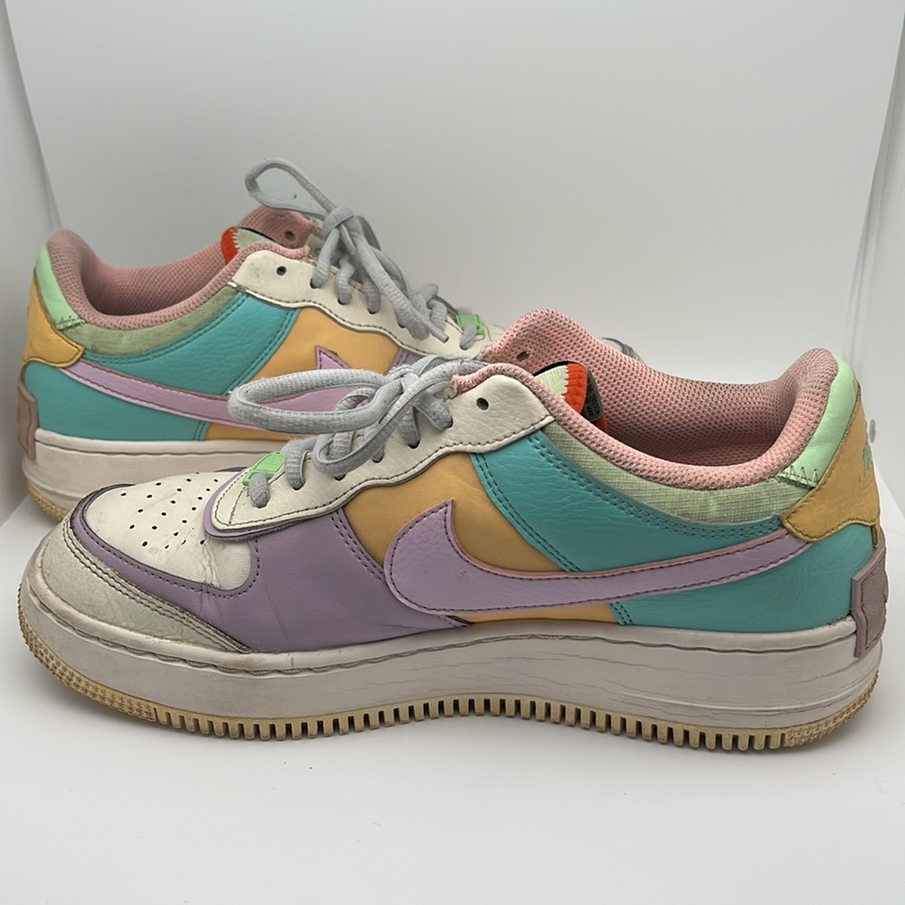 Nike Air Force 1 Shadow Pale Ivory Women's Sneakers Shoes Size 9.5 - Picture 14 of 16